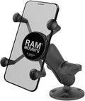 RAM MOUNTS X-Grip Drill-Down Phone Mount – Flat Surface Mount by RAMMounts