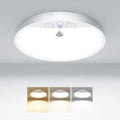 hepside Motion Sensor Ceiling Light Wired, 3000K/4000K/6500K LED Flush Mount by Hepside