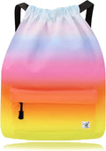 Waterproof Drawstring Bag, Gym Bag Sackpack Sports Beach Backpack by Risefit