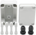 MAKERELE Outside Electrical Box Waterproof Grey 3.74”2.56”2.17” IP67 Small by MAKERELE