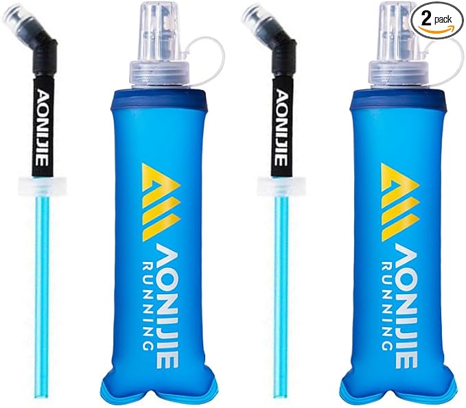 AONIJIE TPU Soft Flask Water Bottle Collapsible Running Flask by AONIJIE
