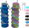 Collapsible water bottles 2 Pack by LIZADIN