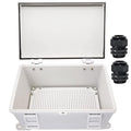 Zulkit Junction Box ABS Plastic Waterproof IP65 Electrical Boxes Hinged Shell by Zulkit