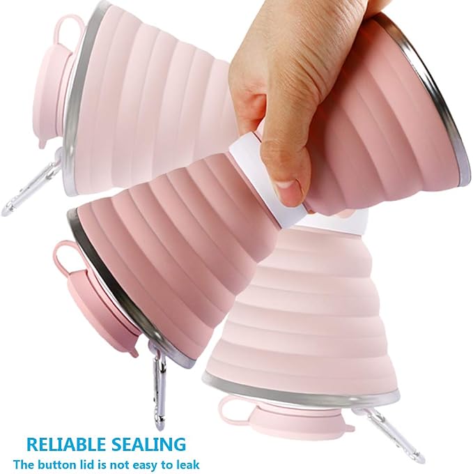 Collapsible Water Bottle, Camping Cup - Image 3