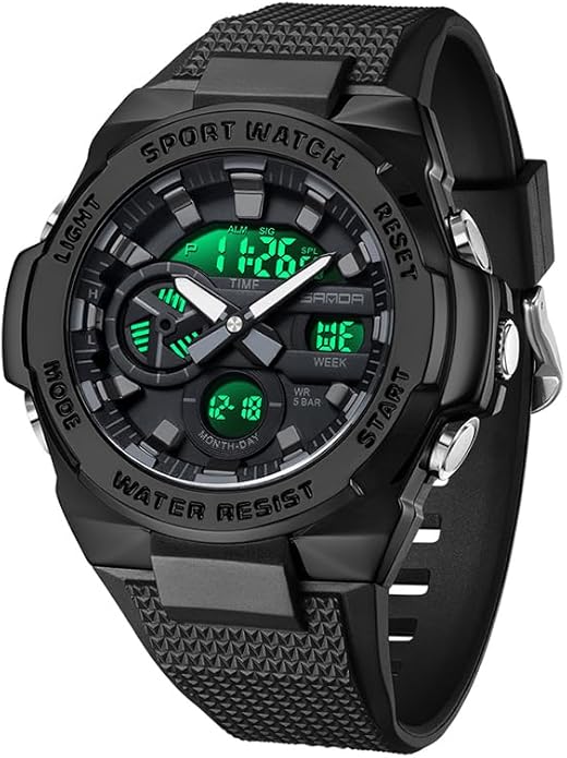 FANMIS Mens Military Multifunction Digital LED Watch Electronic Waterproof - Image 2
