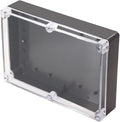 Project Box IP65 Waterproof Junction Box ABS Plastic Black Electrical Boxes DIY by Otdorpatio