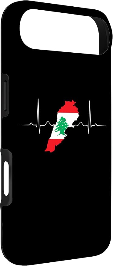 Lebanon Heart Lebanese Heartbeat Vintage Lebanon Map Case - Image 2