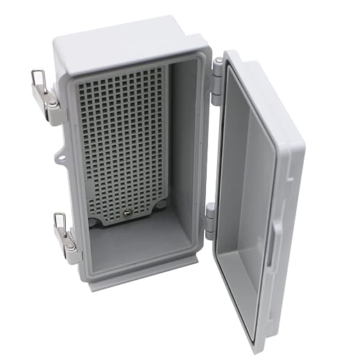 Electrical Waterproof Custom Junction Box, Outdoor Hinged Clear Cover Stainless - Image 5
