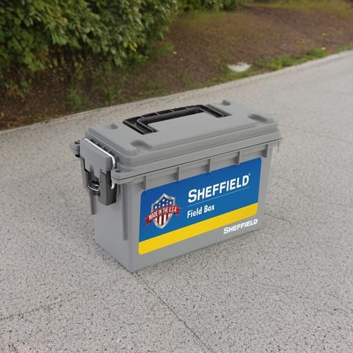 Sheffield 12628 Ammo Storage Box, Stackable .30 Cal Field Boxes, Water and Dust - Image 5