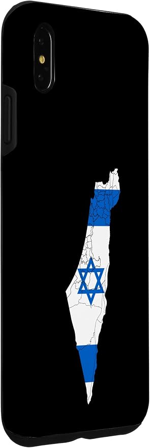 Israel National Flag Distressed Map Case - Image 3