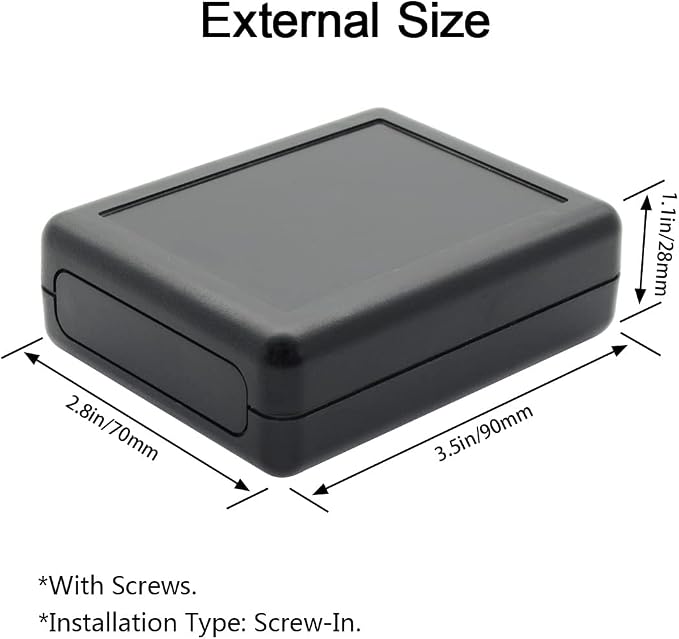 LeMotech Project Box 10 Pieces ABS Plastic Electrical Project Case Small - Image 2