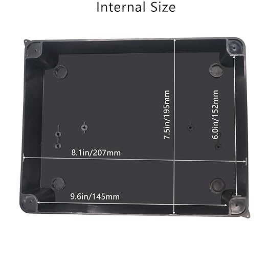 Junction Box, Reserved Holes Electrical Boxes Waterproof IP65 ABS Plastic - Image 5