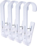 Laundry Hooks with Clips Hanger Closet Organizer Clamps Socks Boot Bras Towels by KooNiosio