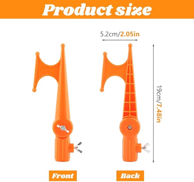 Xiaokeis Handy Hook, Plastic Multi-Purpose Utility Hook, Adjustable Elbow - Image 2
