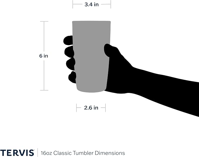 Tervis Clear & Colorful Tabletop Made in USA Double Walled Insulated Tumbler - Image 4