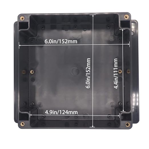 Watertight Junction Box, IP67 Waterproof Project Box Durable ABS Plastic - Image 5