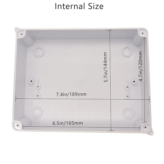 Junction Box Dustproof Waterproof IP65 ABS Plastic Electrical Boxes, Indoor & - Image 5