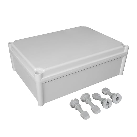 LeMotech Junction Box IP67 Waterproof Dustproof ABS Plastic Project Box by LeMotech