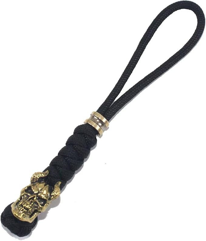 Knife Lanyards with Brass Beads, Paracord Lanyard, Tactical Lanyard by bralafia