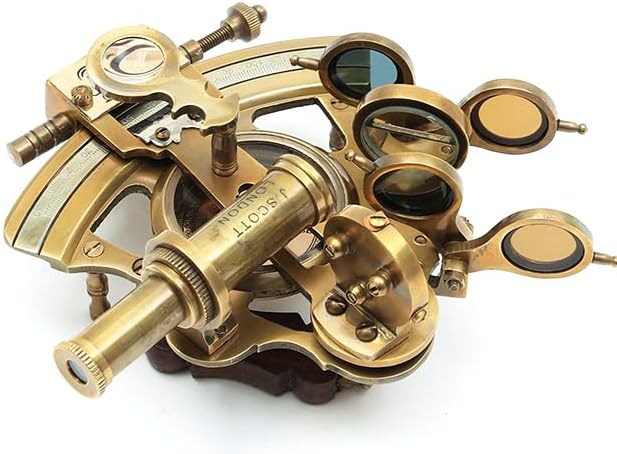 Handmade Astrolabe Brass Sextant inbuild Compass - Image 6