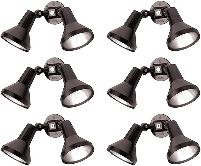 Ciata 15" Outdoor Security Flood Light 2 Head by Ciata