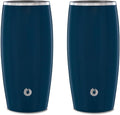 SNOWFOX Premium Vacuum Insulated Stainless Steel Beer Glass, Home Bar by Snowfox