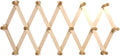 AMAPON Accordion Style Expandable Wall Wooden Coat Rack 16 Hooks Hang Hats by AMAPON