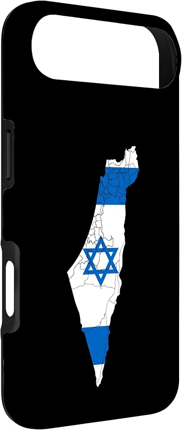 Israel National Flag Distressed Map Case - Image 2