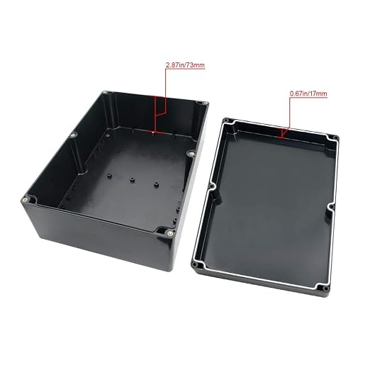 LeMotech ABS Plastic Electrical Project Case Power Junction Box, Project Box - Image 3