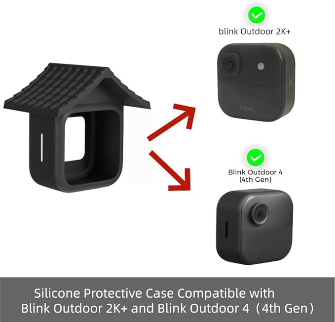 Silicone Case Cover for Blink Outdoor 4, Outdoor 2K + – Weatherproof Protective - Image 3