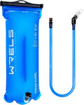 WRELS 1L/1.5L/2L/3L BPA Free Hydration Bladder, Leakproof TPU Water Bladder by WRELS