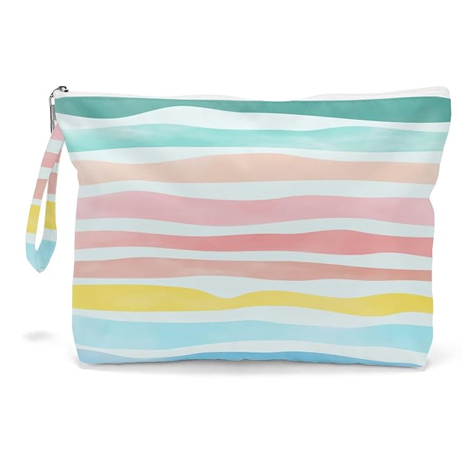 Fokongna Wet Dry Bag, Wet Bag for Swimsuit Travel Beach Bag, Diaper Bag by Fokongna