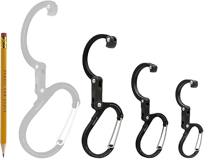 GEAR AID HEROCLIP 360° Swivel Carabiner Gear Clip and Hook - Image 4