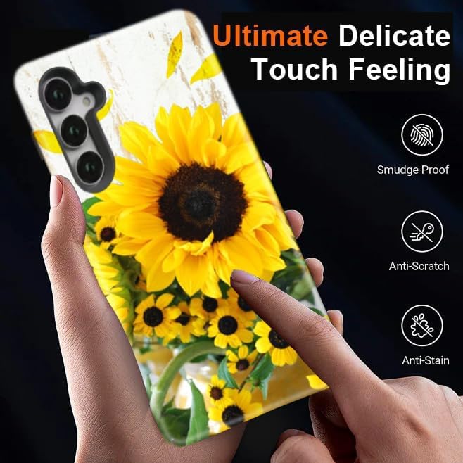 Compatible for Samsung Galaxy A15 5G Case, Dual Layer Heavy Duty 2 in 1 - Image 7