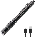 okcomuy Rechargeable LED Pen Light Flashlight, 300 Lumens IP67 Waterproof by ForPetLoversByPetLovers