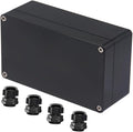 Project Box ABS Black Electrical Boxes IP65 Outdoor Waterproof Box Electronic by Raculety