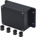 Project Box ABS Black Electrical Boxes IP65 Outdoor Waterproof Box Electronic by Raculety