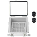 Zulkit Junction Box IP67 Waterproof Electrical Box Hinged Clear Cover Stainless by Zulkit