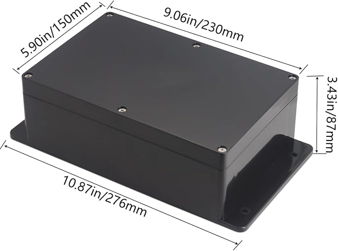 Project Box ABS Black Electrical Boxes IP65 Outdoor Waterproof Box Electronic - Image 3