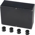 Project Box ABS Black Electrical Boxes IP65 Outdoor Waterproof Box Electronic by Raculety