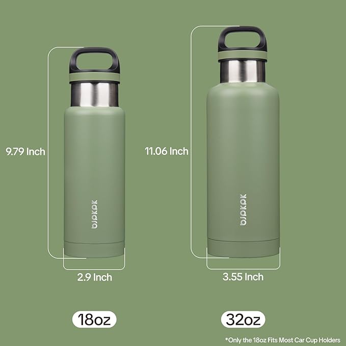 BJPKPK Insulated Water Bottle 18OZ Stainless Steel Water Bottle - Image 3