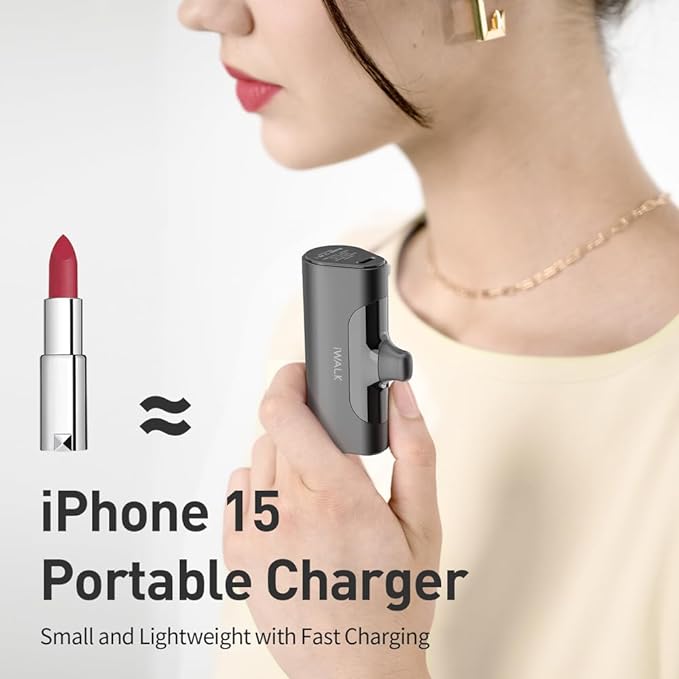 iWALK Portable Charger for iPhone 17/16/15 USB-C Small Power Bank 20W 4 - Image 4