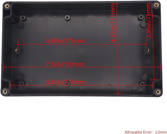 Project Box ABS Black Electrical Boxes IP65 Outdoor Waterproof Box Electronic - Image 4