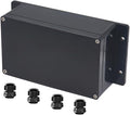 Project Box ABS Black Electrical Boxes IP65 Outdoor Waterproof Box Electronic by Raculety