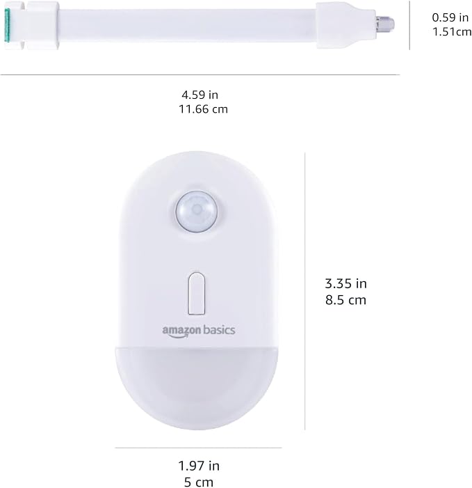 Amazon Basics Color Changing LED Toilet Bowl Motion Sensor Light, Battery - Image 6