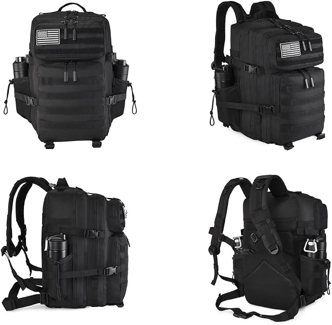 45L Tactical Backpack for Men Women, Military Assault Pack - Image 4