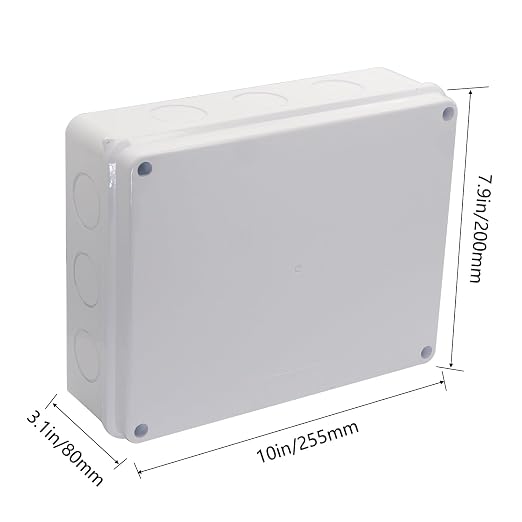 Junction Box Dustproof Waterproof IP65 ABS Plastic Electrical Boxes, Indoor & - Image 2