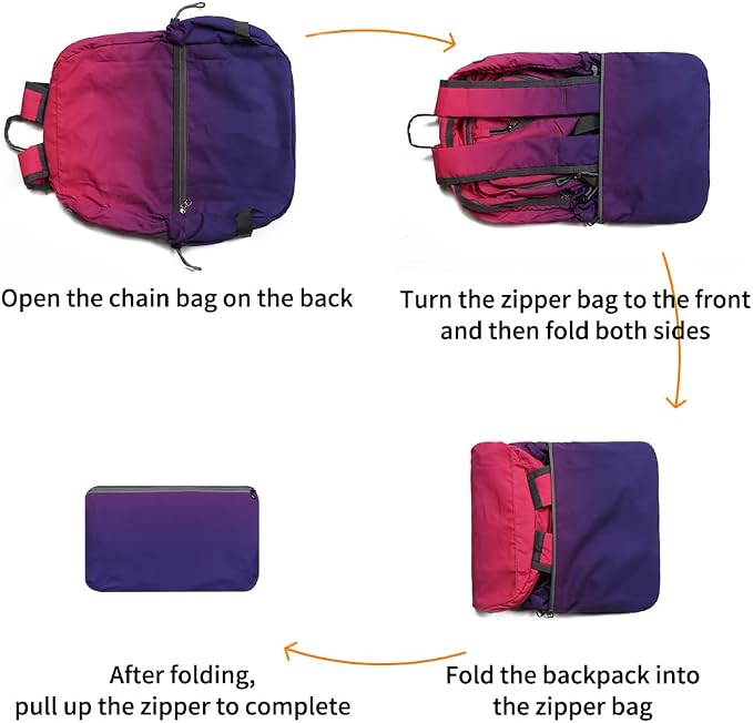 Lightweight Packable Foldable Backpack，Hiking backpack，Travel Backpack - Image 6