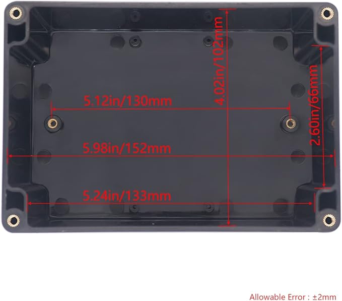 Project Box ABS Black Electrical Boxes IP65 Outdoor Waterproof Box Electronic - Image 4