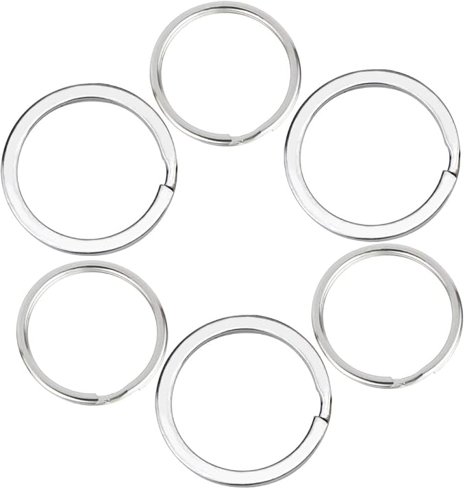 20 Pack Carabiners Clips with Keychain D Ring Caribeaner Clip Hook - Image 5
